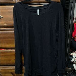 Classic Black Long Sleeve Women's Tee